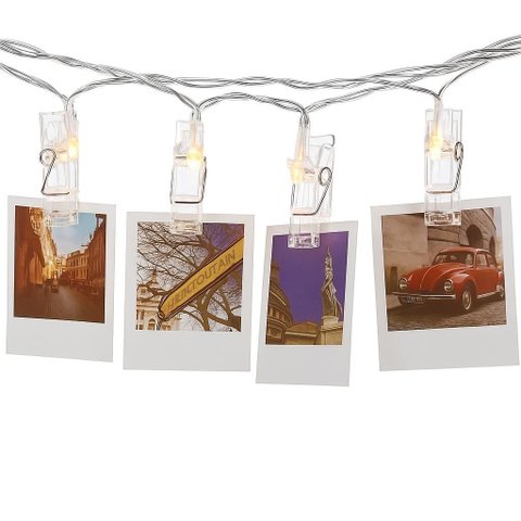 Varal Cordão Led Decorativo Fotos