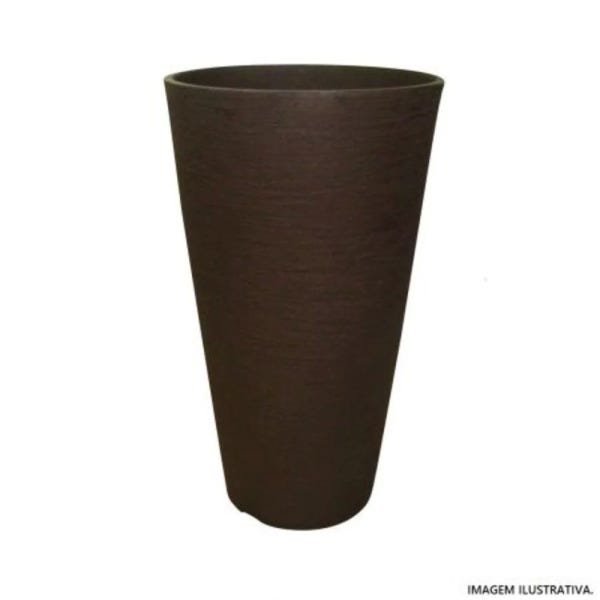 Vaso Europa Cônico 45Cm Café Japi