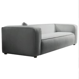 Sofá 2 Lugares 160cm Orgânico Luxo Recepção Cecília Bouclé - Adj Decor - 1