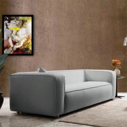 Sofá 2 Lugares 160cm Orgânico Luxo Recepção Cecília Bouclé - Adj Decor - 2