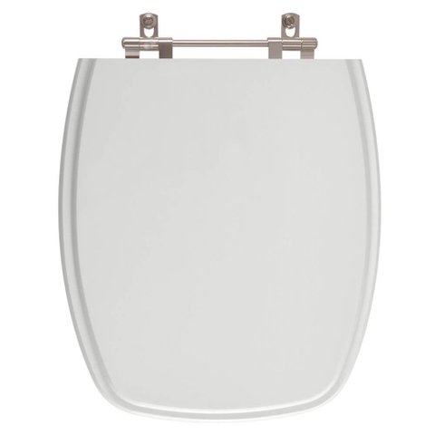 Tampa de Vaso Stylus Cinza Prata (cinza Claro) para Bacia Celite