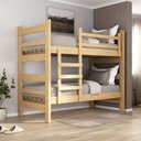 Ver imagem 1 de Beliche Madeira Maciça - Vira 2 Camas - para Colchão 78/88 X 188cm Dubai Multimóveis Cr4137