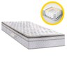 Colchão Solteiro Sublime Pillow D28 Molas Ensacadas 26x88x188 Branco - Ambiance Móveis - 1