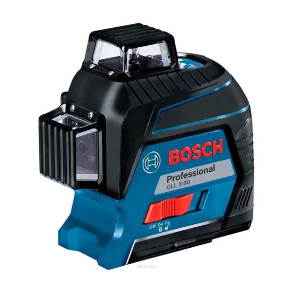 Nível a Laser Automático Bosch GLL 3-80 P com Base Magnética Alcance 40m