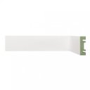 Ver imagem 1 de Rodapé de Mdf 5cm X 15mm X 2,40m Liso Moldufama 501