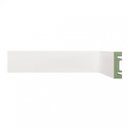 Ver imagem 1 de Rodapé de MDF 5CMX15MMX2,40m Liso 501 Branco Moldufama