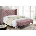 Ver imagem 2 de Cabeceira Cama Box King 195cm e Recamier Vicenza Veludo S04 - D’Rossi