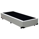 Ver imagem 1 de Cama Box Solteiro Sintético Mega Cama Branco 88x188x42cm