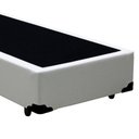 Ver imagem 4 de Cama Box Solteiro Sintético Mega Cama Branco 88x188x42cm