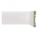 Ver imagem 1 de Rodapé de Mdf 10cm X 15mm X 2,40m Liso Moldufama 1001