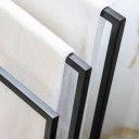 Ver imagem 3 de Porta Toalha Level Decorativo de Piso Preto de Metal - Harmônica Móveis.