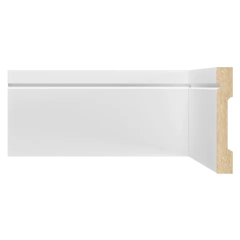 Rodapé MDF Frisado 10cm x 2,40m 1003 Moldufama