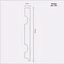 Ver imagem 2 de Rodapé de MDF 15CMX15MMX2,40m Liso 1501 Branco Moldufama