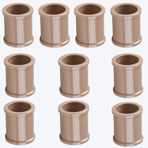 Luva Pvc 50mm Soldável Conexão Encanamento | Akato | Kit 10 Un