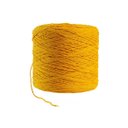 Ver imagem 1 de Barbante Ou Linha Para Crochê Colorido Nº 8 - Amarelo Escuro