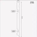 Ver imagem 2 de Rodapé de Mdf 20cm X 15mm X 2,40m com Friso Moldufama 2002