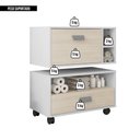 Ver imagem 5 de Conjunto Armário Gabinete de Banheiro Towel Bege Caemmun