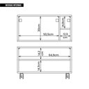 Ver imagem 4 de Conjunto Armário Gabinete de Banheiro Towel Bege Caemmun