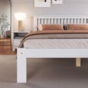 Ver imagem 5 de Cama de Casal de Madeira Maciça para Colchão 138x188cm Multimóveis Cr35273