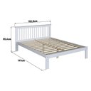 Ver imagem 3 de Cama de Casal de Madeira Maciça para Colchão 138x188cm Multimóveis Cr35273