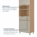 Ver mais imagens de Paneleiro 2 Portas 1 Gaveta Realeza Premium 100% MDF