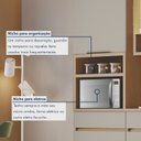 Ver imagem 7 de Paneleiro 2 Portas 1 Gaveta Realeza Premium 100% MDF