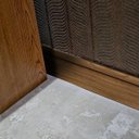 Ver imagem 2 de Rodapé de MDF 7CMX15MMX2,40m com Friso Resistente a Umidade 702 Imbuia Frisado Moldufama