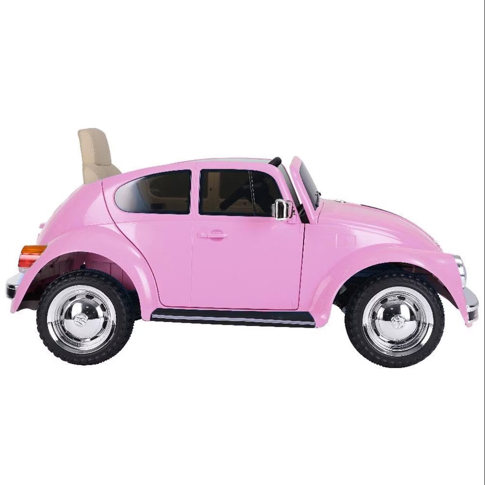 Carro Elétrico Infantil Fusca Beetle 12V Azul com Controle Remoto