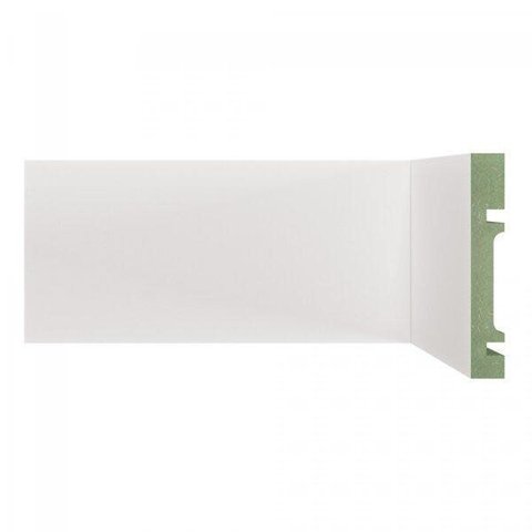 Rodapé MDF Frisado 10cm x 2,40m 1001 Moldufama