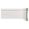 Rodapé de MDF Frisado de 10cm x 2,40m Rende 2,4 Metros Moldufama 1002 - 1