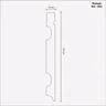 Rodapé de MDF Frisado de 15cmX2,40 Rende 2,4m 1503  - 2