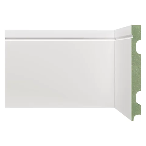 Rodapé MDF Frisado 15cm x 2,40m 1503 Moldufama