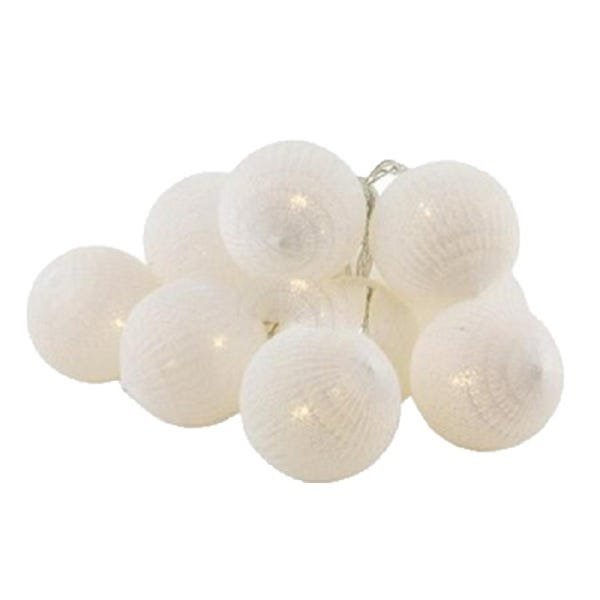 Cordão Luminoso de Bolinhas com LED Branco