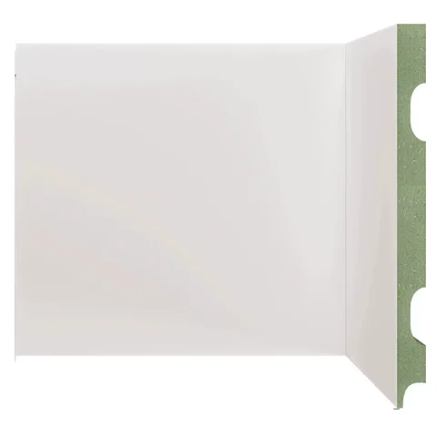 Rodape de MDF Liso 20CMX2,40m Rende 2,4m 2001 Branco Moldufama