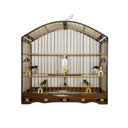 Gaiola Para Trinca Ferro - Luxo Torneio Passeio Marchetaria - 1
