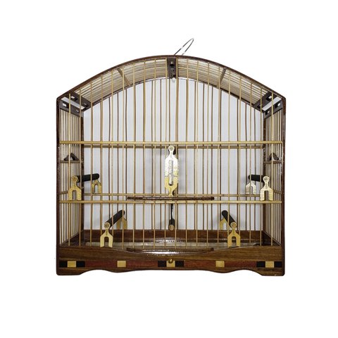 Gaiola Para Trinca Ferro - Luxo Torneio Passeio Marchetaria