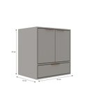 Ver imagem 4 de Gabinete para Banheiro Prime Yescasa Cimento/Cimento