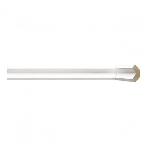 Arremate MDF 280 12MMX2,8cm Branco Moldufama