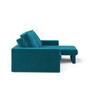 Ver imagem 2 de Sofá Capri 2 Lugares Retrátil e Reclinável 160cm Verde Suede