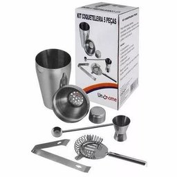 Kit Coqueteleira Com 5 Peças Unyhome - 1