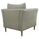 Ver imagem 7 de Poltrona Decorativa Sala de Estar Pés Palito Lubbock Couro Fendi - Gran Belo