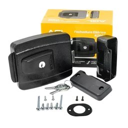 Fechadura Eletrica 12v Preta Al100r - Agl - 8
