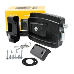 Fechadura Eletrica 12v Preta Al100r - Agl - 7