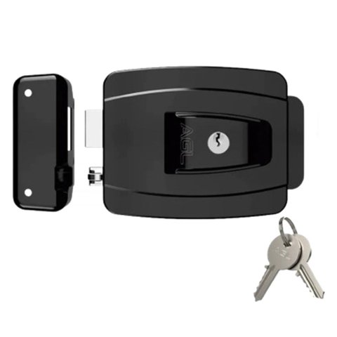 Fechadura Eletrica 12v Preta Al100r - Agl