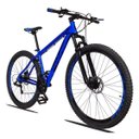 Ver imagem 4 de Bicicleta Aro 29 Alumínio 21v Quadro 17 Freio Disco Mêcanico Z1 Azul Preto - Dropp