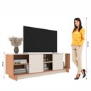 Ver imagem 4 de Rack Los Angeles para Tv 65” 2 Puertas J Carvalho - Freijo/off White