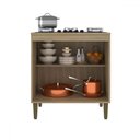 Ver imagem 3 de Balcão de Cozinha 80 Cm 2 Portas 1 Prateleira 51712 Dourado - Jcarvalho