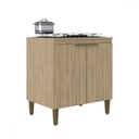 Ver imagem 2 de Balcão de Cozinha 80 Cm 2 Portas 1 Prateleira 51712 Dourado - Jcarvalho