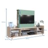Rack Aurora com Painel de Tv e Estante Be Mobiliário - 3
