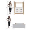 Quarto Infantil Completo Guarda-roupa Closet e Cama Casal Montessoriana 100% Mdf Olivia e Mark - 4